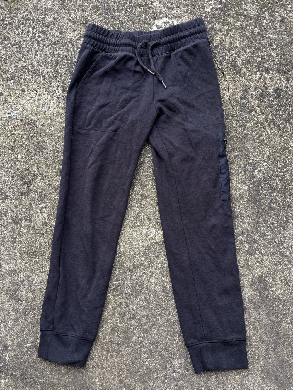 Athletic Works Black Kids Jogger Sweatpants with Drawstring